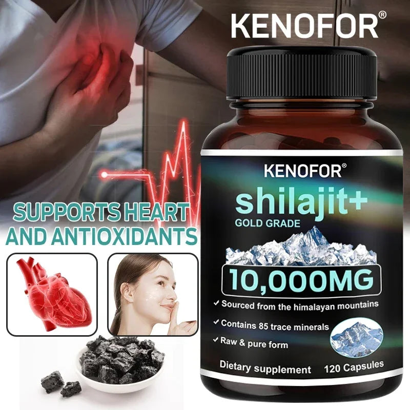 Pure Himalayan Shilajit Capsules | Natural Energy & Minerals Boost