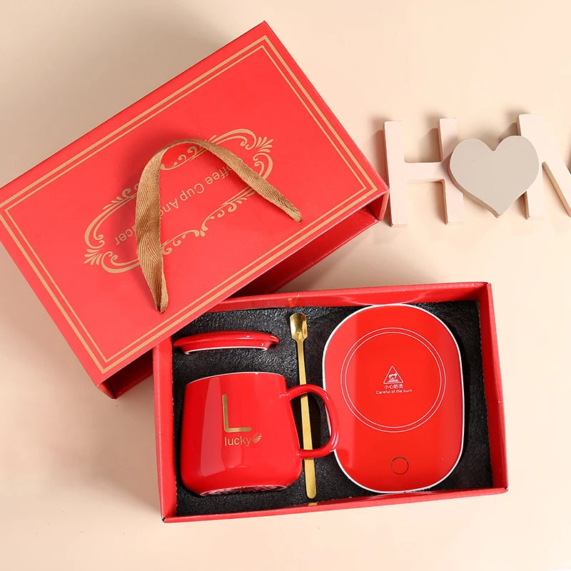 Portable Thermostatic Ceramic Coffee Cup | Perfect Gift Idea
