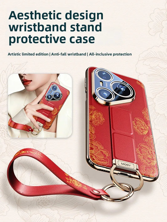 Elegante funda de teléfono 4 en 1 | Protección de lujo para tu teléfono