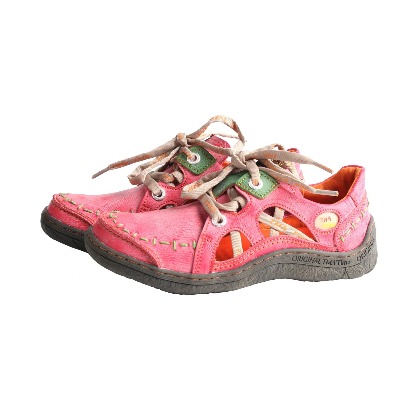 Summer Women’s Genuine Leather Lace-Up Flats | Stylish Comfort Shoes
