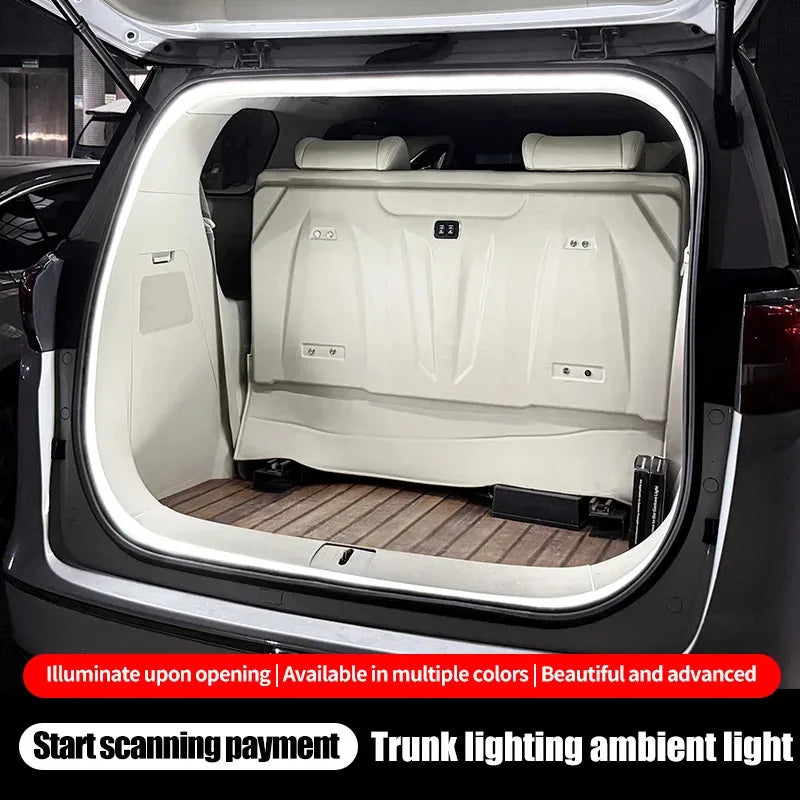 Wireless Car Trunk LED Light Strip | Ultimate Ambient Auto Lighting