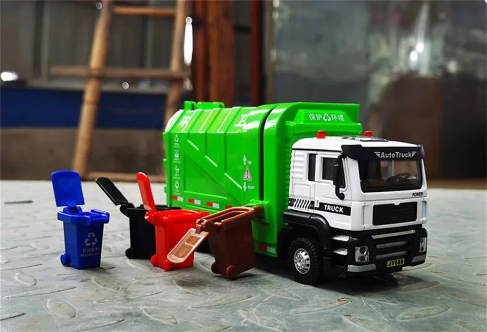 Electric Vacuum Cleaner Garbage Truck Model Toy for Kids