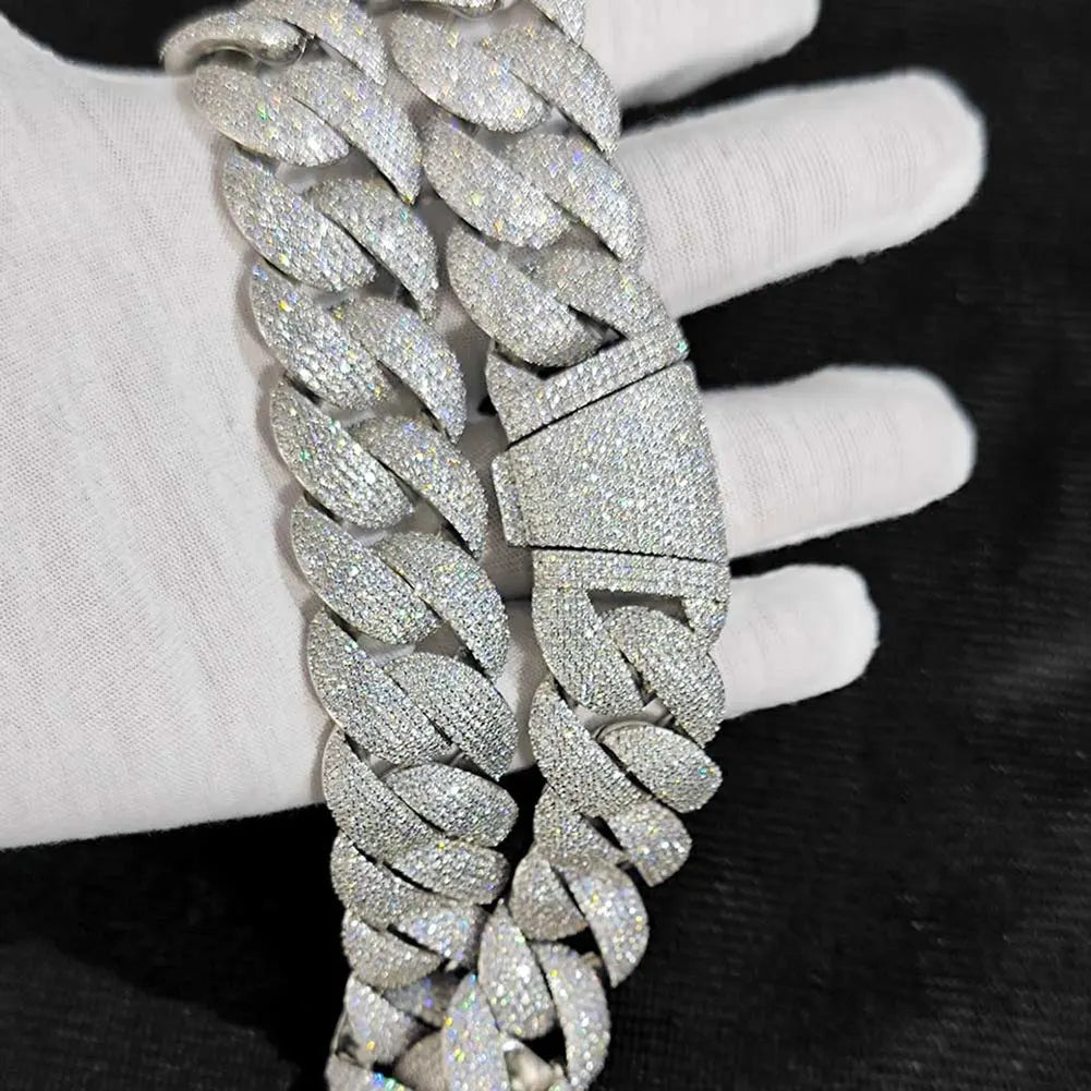Luxury 24mm Diamond Chain Necklace | Iced Out Hip Hop Style