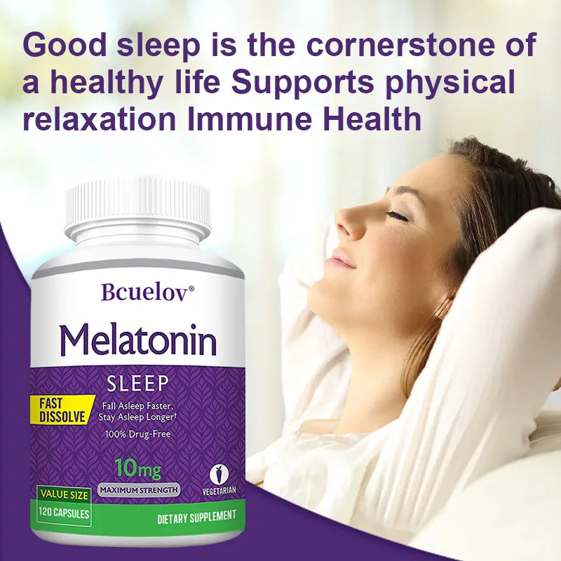 Melatonin 10 Mg Instant Capsules - Natural Sleep Aid