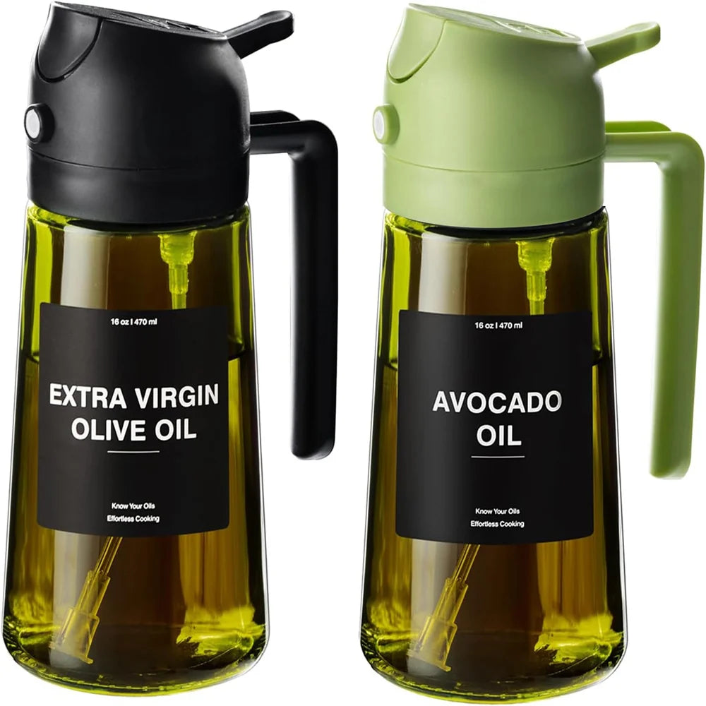 470 ML Oil Sprayer for Cooking | Versatile Olive Oil Dispenser