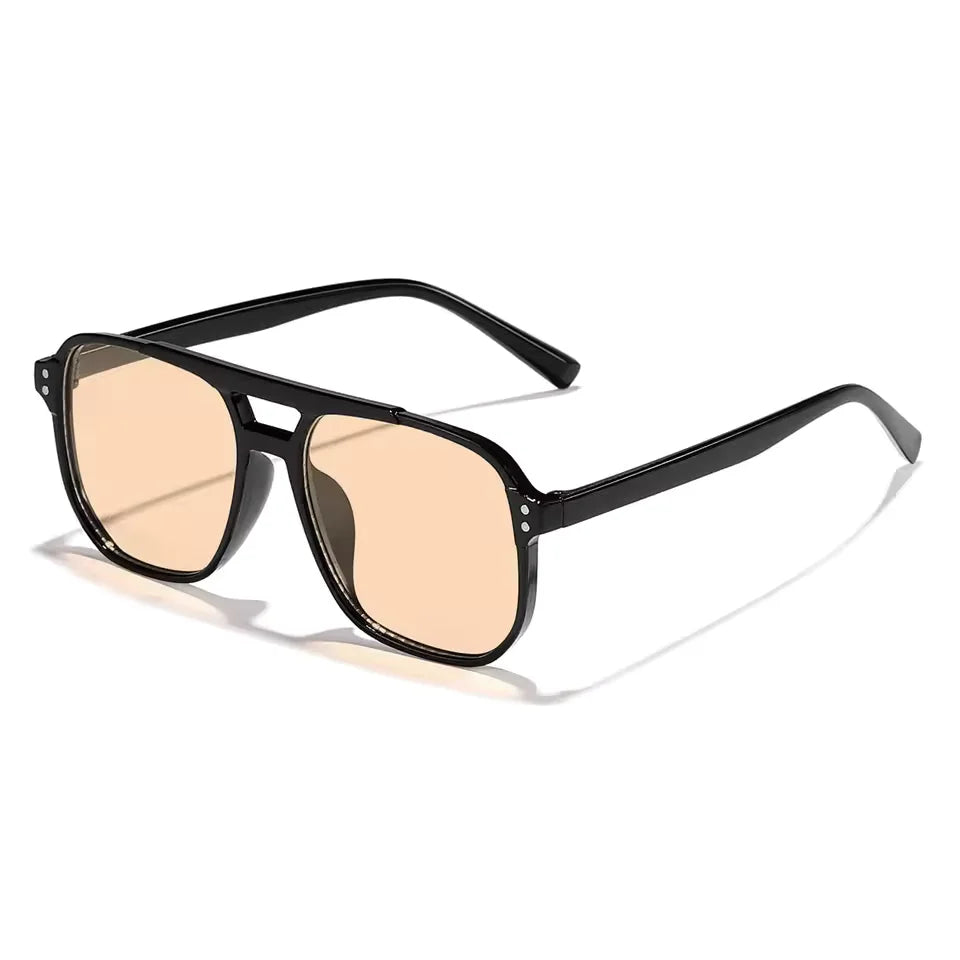 Vintage Unisex Big Sunglasses | Retro UV400 Square Shades