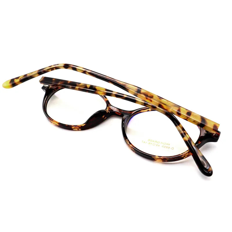 Women's Retro Oval Anti-Blue Light Glasses | Stylish Eyewear