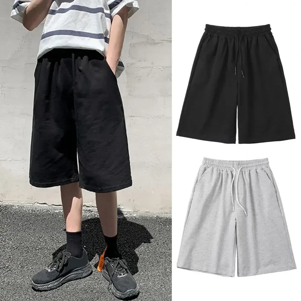 Men's Casual Baggy Sweatpants Shorts | Comfortable Knee-Length Joggers