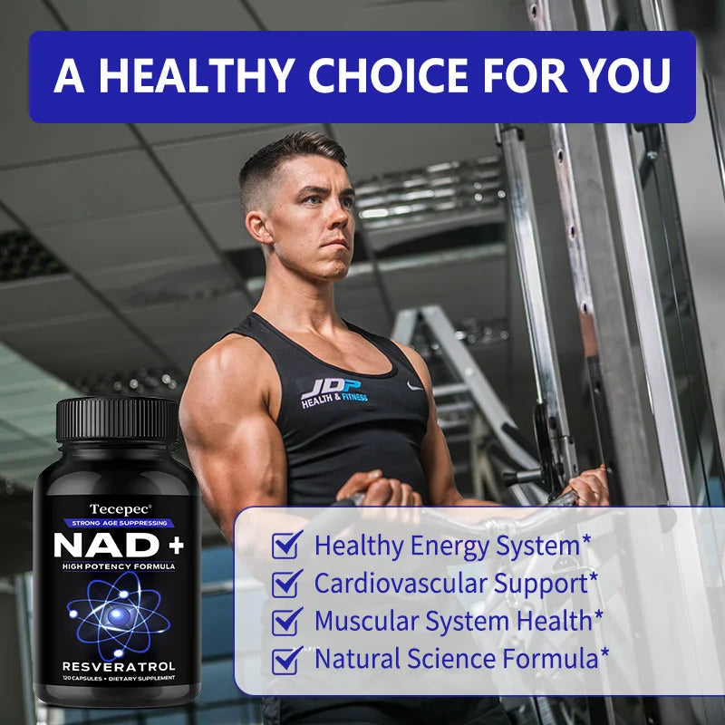 NAD+ Supplements with Quercetin & Resveratrol | Optimal Cell Health