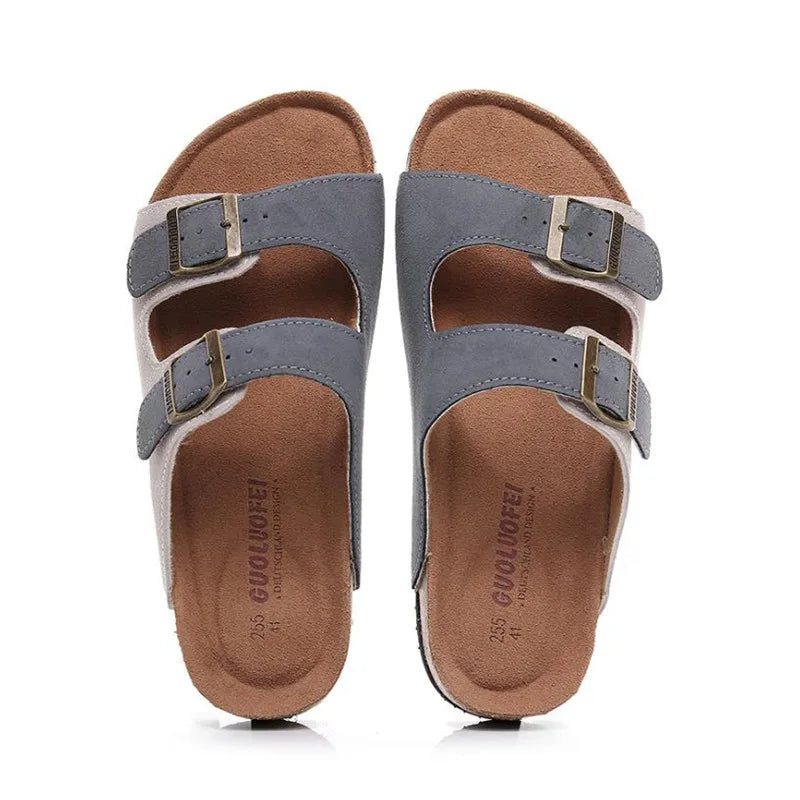 Summer Women's Casual Cork Slippers | Stylish Outdoor Slides