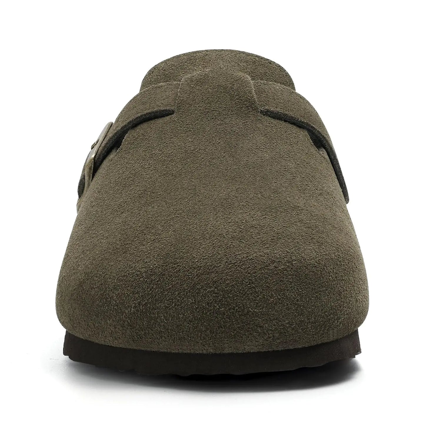 Women's Classic Cork Slippers | Comfortable Suede Clogs with Arch Support