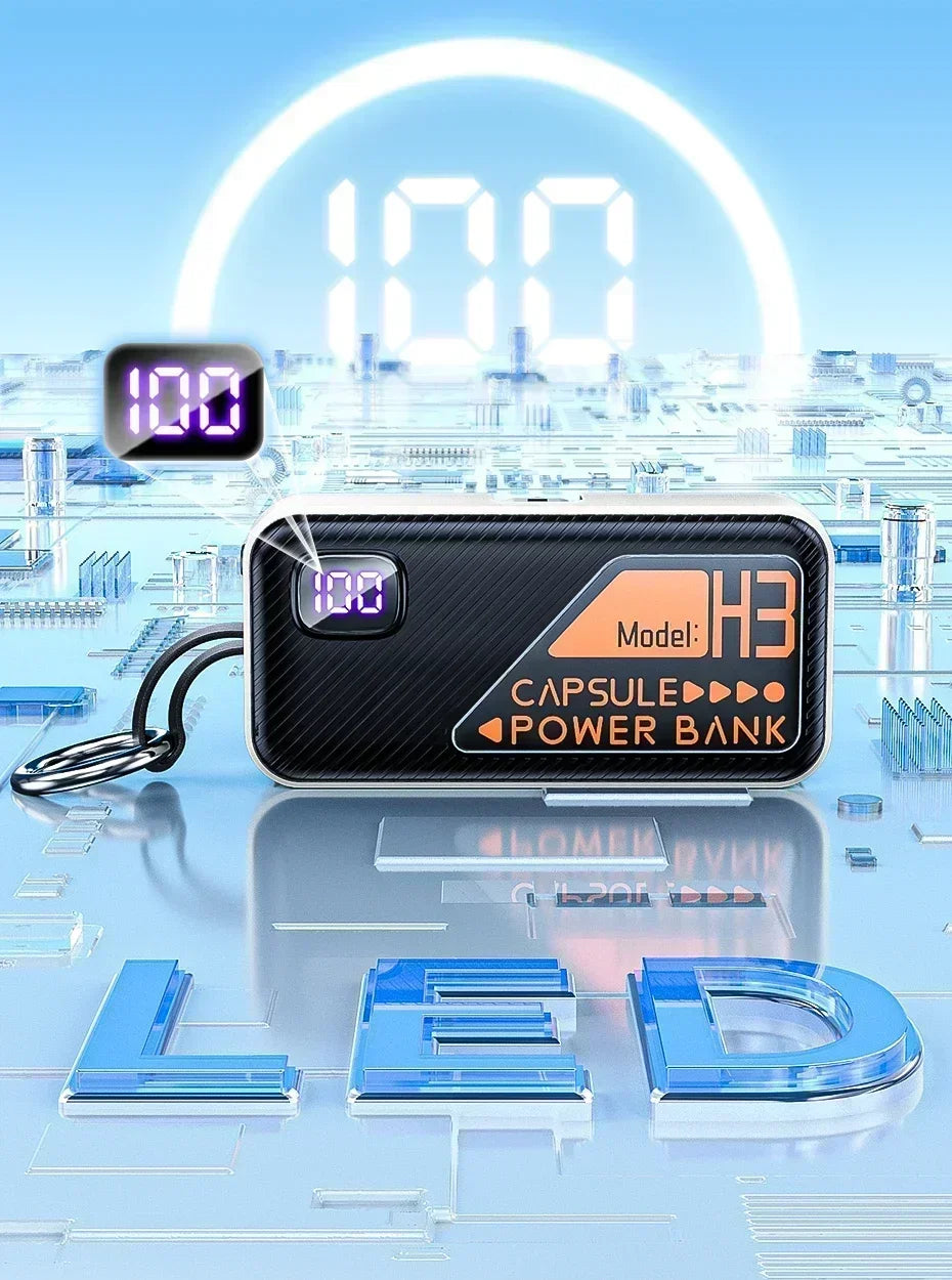 20000mAh Mini Power Bank with PD20W Fast Charging & Digital Display