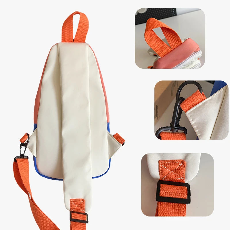 Trendy Waterproof Crossbody Bag | Unisex Sports Style Design