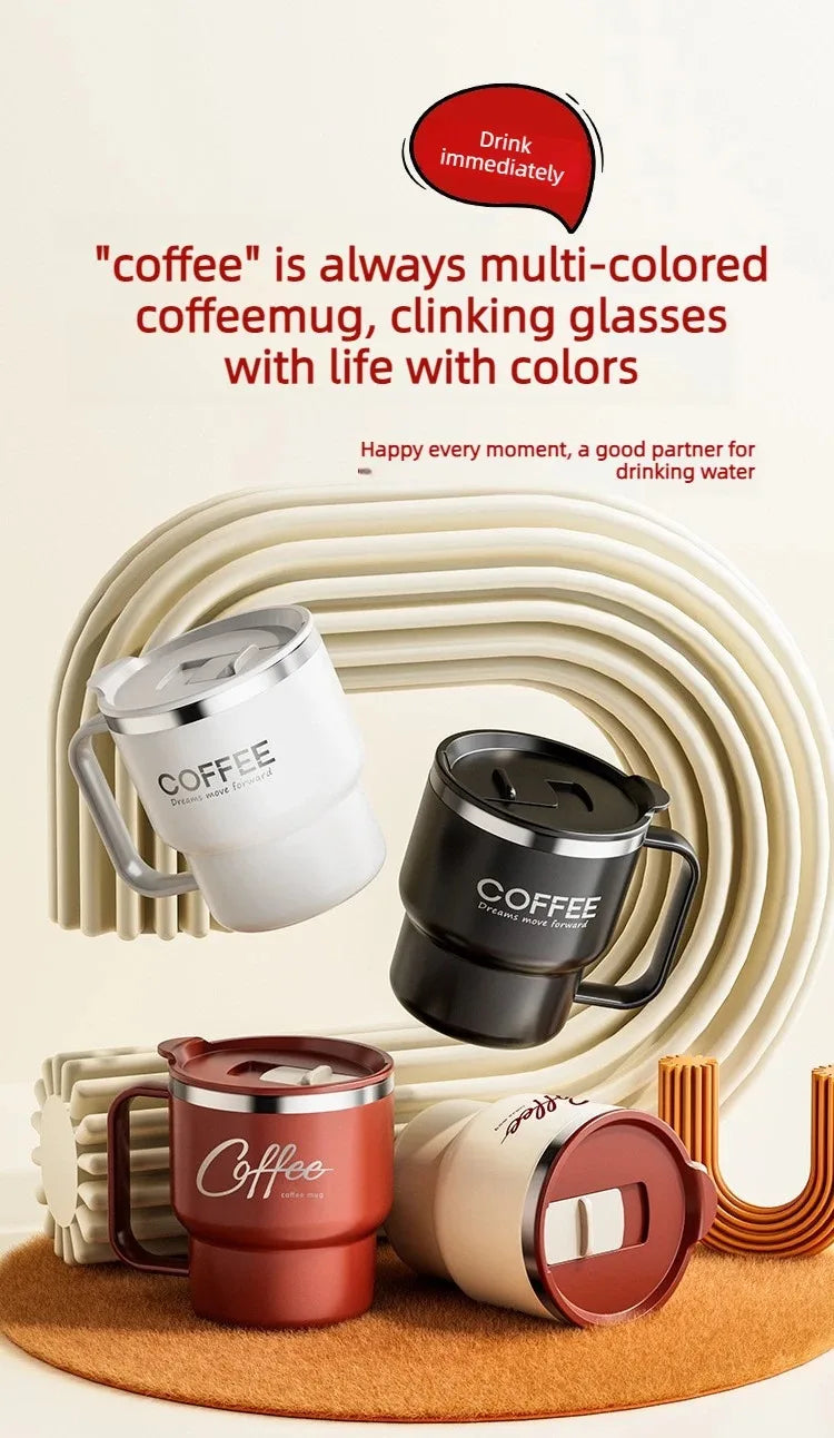 Double Layer Stainless Steel Coffee Mug | Insulated Drinkware