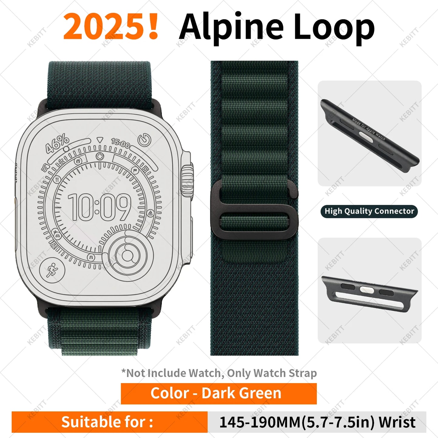 High-Quality Nylon Strap Alpine Loop for Smartwatch | Comfort & Style