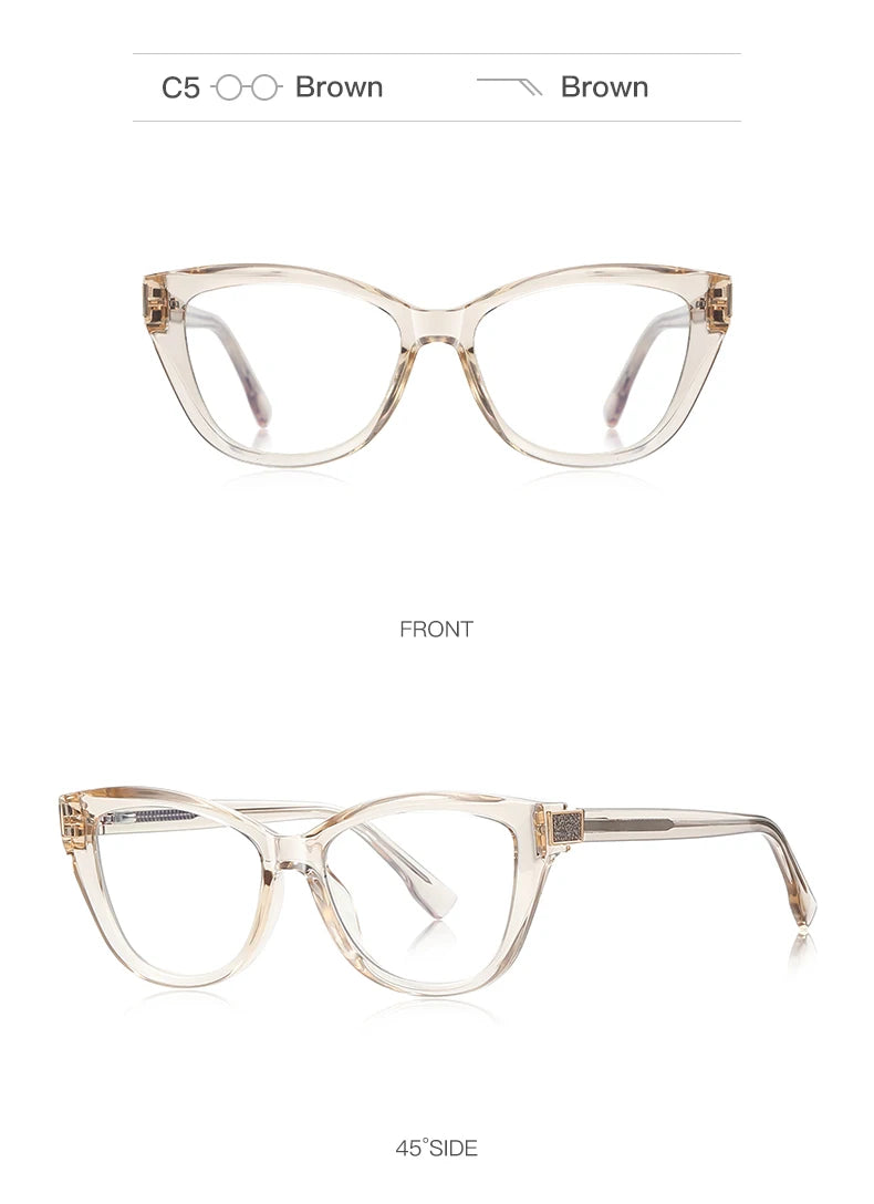 Stylish Cat's Eye Women's Anti-Blue Light Reading Glasses