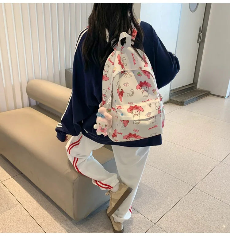 Kawaii Anime Girl Backpack | Large Capacity Student Bag