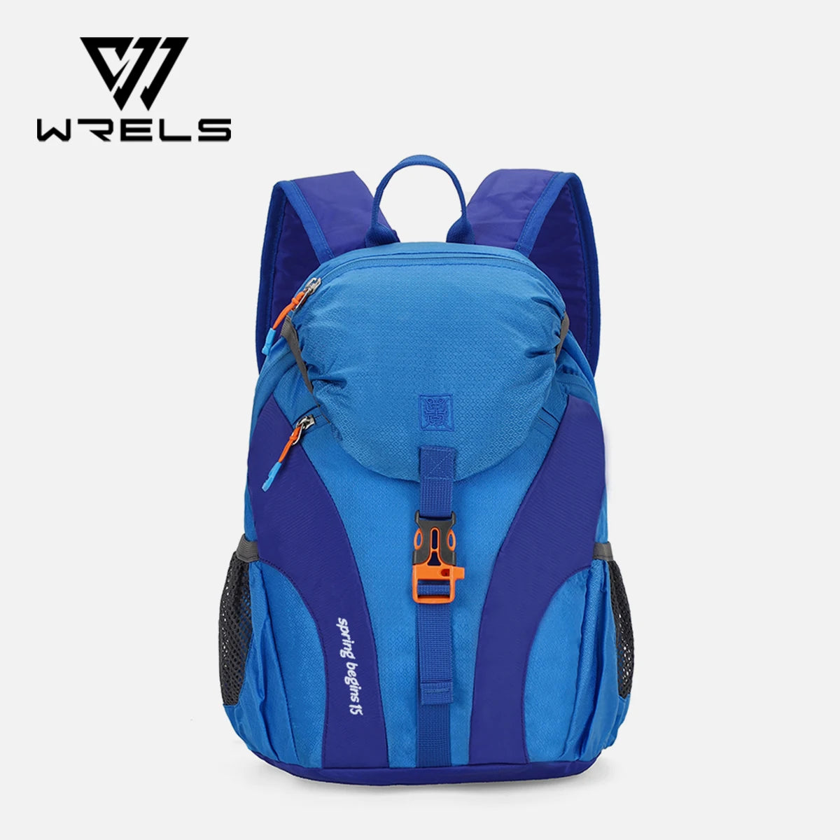 WRELS Outdoor Mountaineering Backpack Large Capacity Sports Backpack Waterproof Folding Schoolbag Ultra-light Cycling Traveling