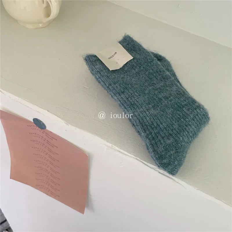 Warm Long Wool Cashmere Thermal Socks for Women | Cozy Comfort