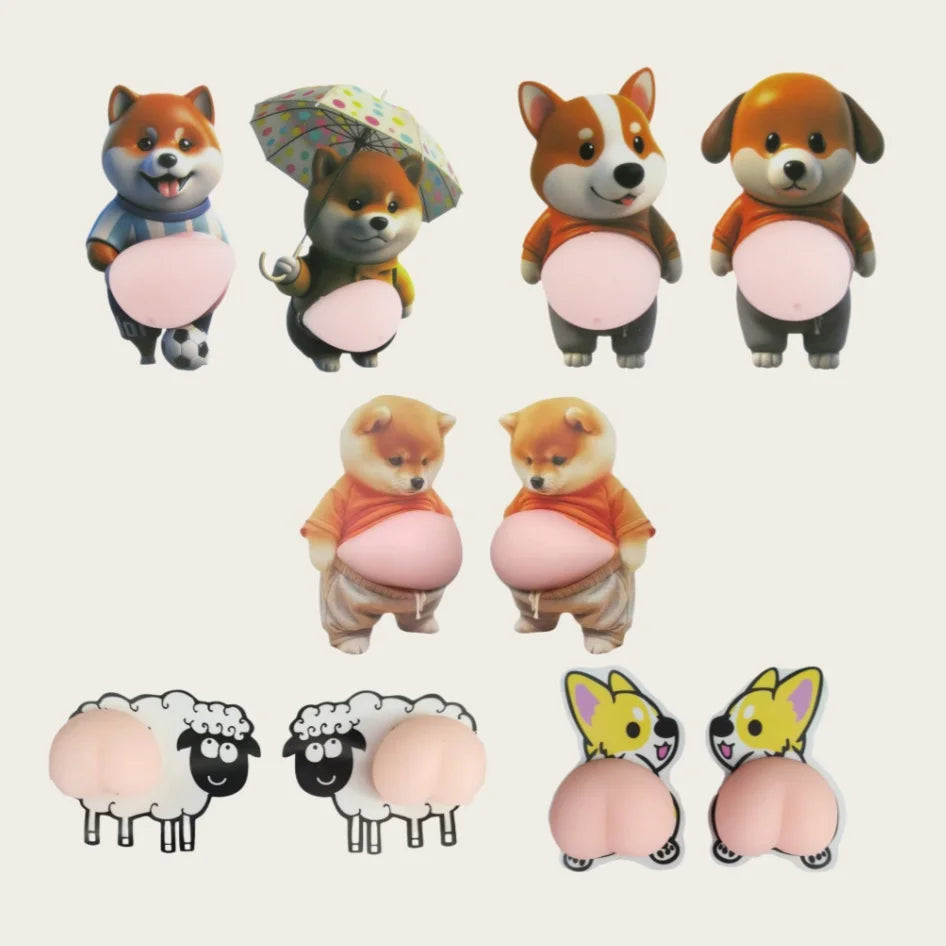 Cute 3D Puppy Squeezeable Phone Case Decoration | Kids Party Favor