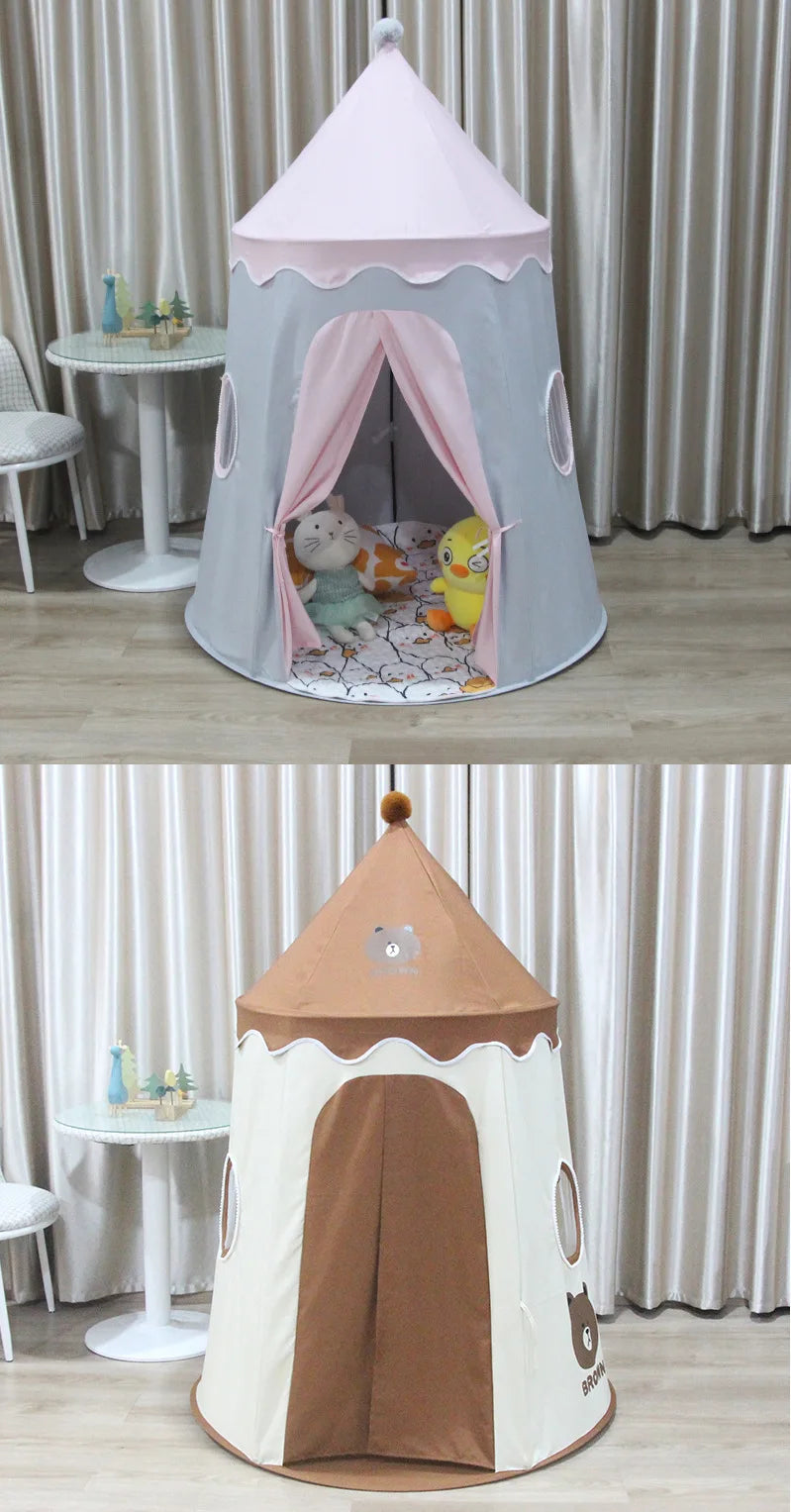 Large Folding Toy Tent for Kids | Perfect Playhouse Castle
