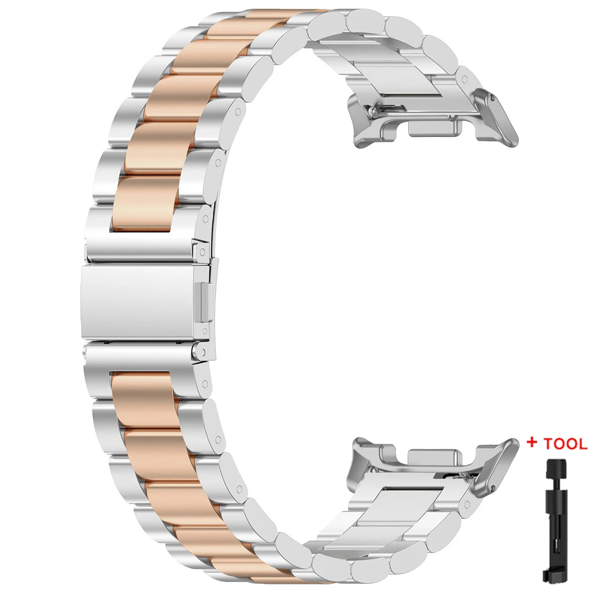 Premium Stainless Steel Watch Strap for Versatile Styles