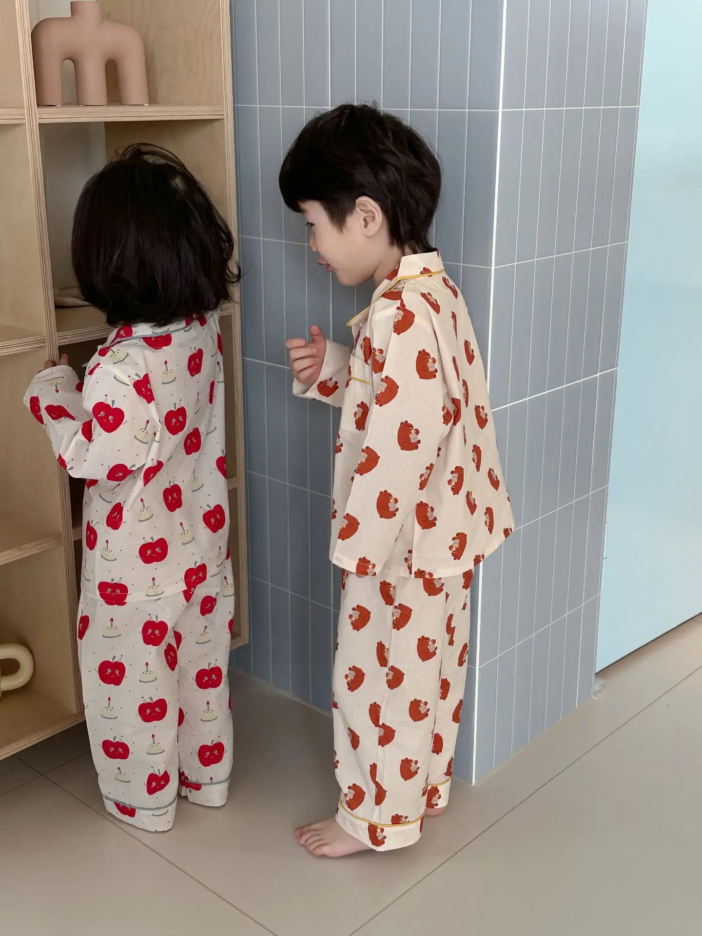 Spring Children's Cartoon Homewear Outfits | Cute Pajamas Set