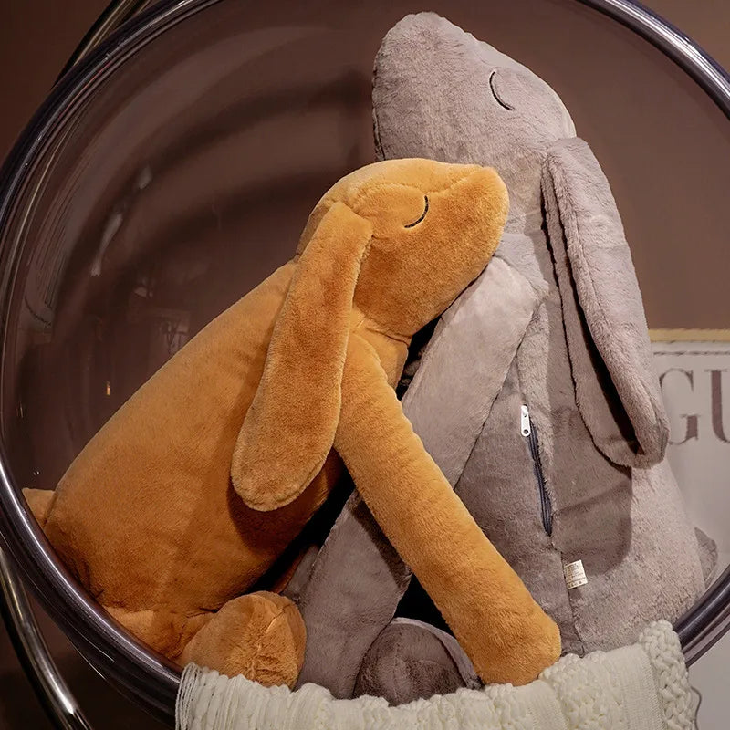 Giant Cute Cartoon Bunny Plush Toy | Soft Stuffed Rabbit Pillow