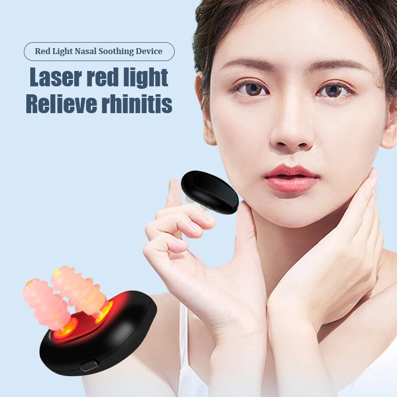 Smart Infrared Light Nose Massage Device for Allergy Relief