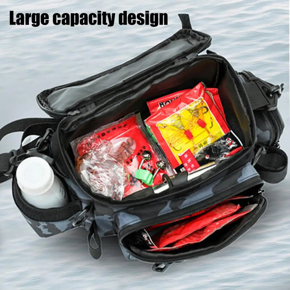 Portable Fishing Tackle Shoulder Bag | Multi-Purpose Outdoor Storage