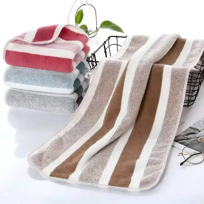 Soft Striped Towel Set | Quick Drying & Absorbent Towels