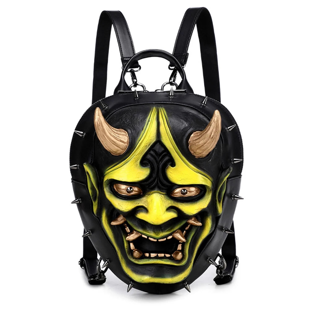 Personalized 3D Mask Shaped Backpack | Unique Fashion Statement Bag