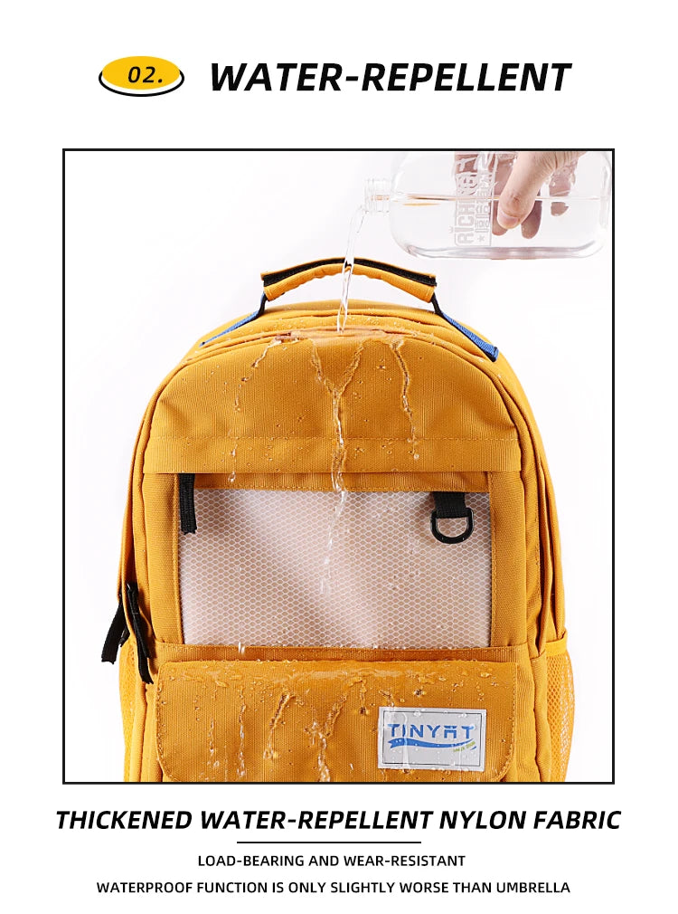 Durable Multi-Color Polyester Backpack | Spacious Casual Bag