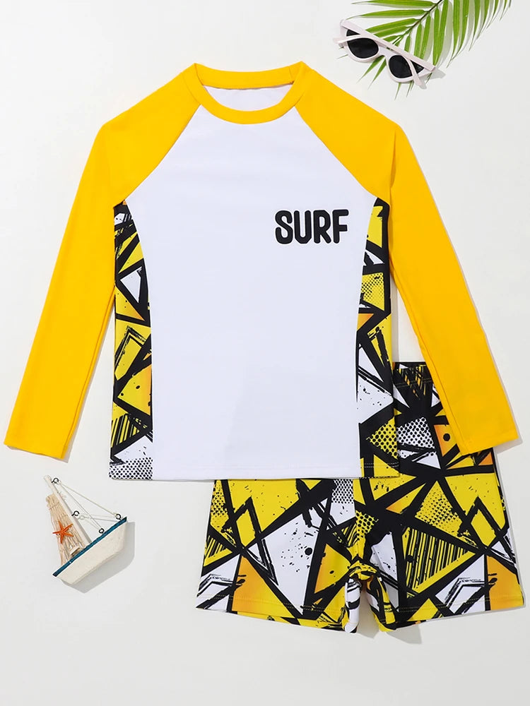Boys Long Sleeve Swimwear | Stylish and Comfortable Beach Outfit