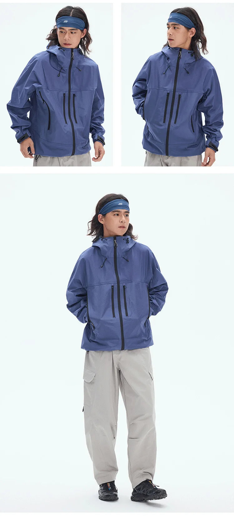 Premium Waterproof Multi-Pocket Utility Mountain Jacket for All Seasons
