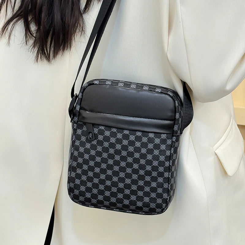 Multi-Color Patterned Adjustable-Strap Lightweight Bag for Daily Use