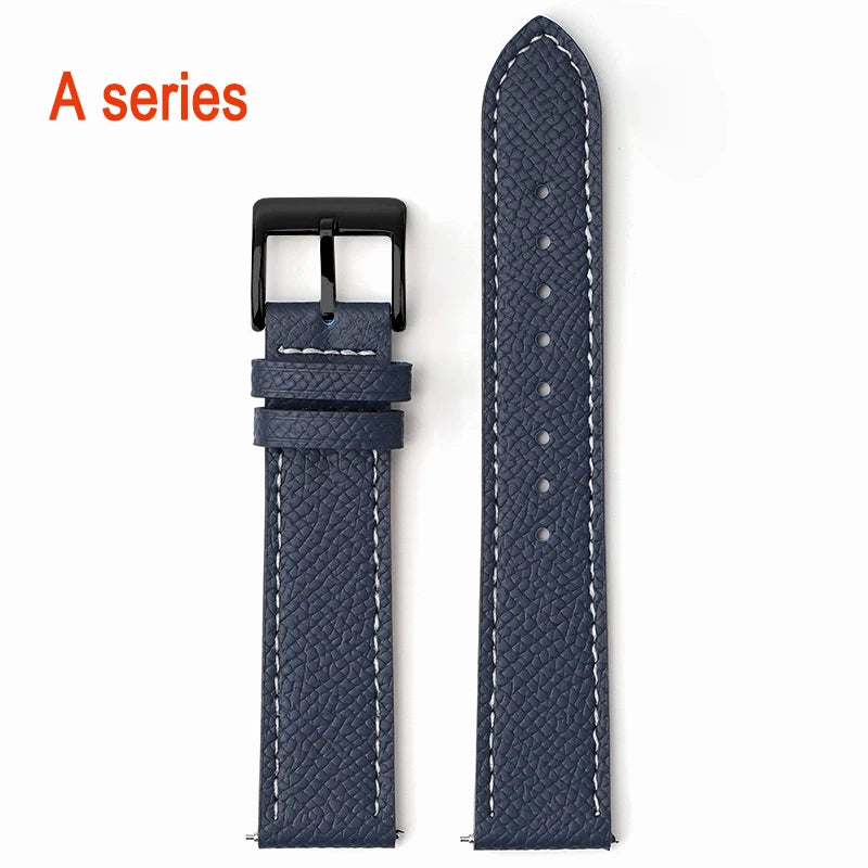 Calfskin Leather Watch Strap | Quick Release, Handmade Design