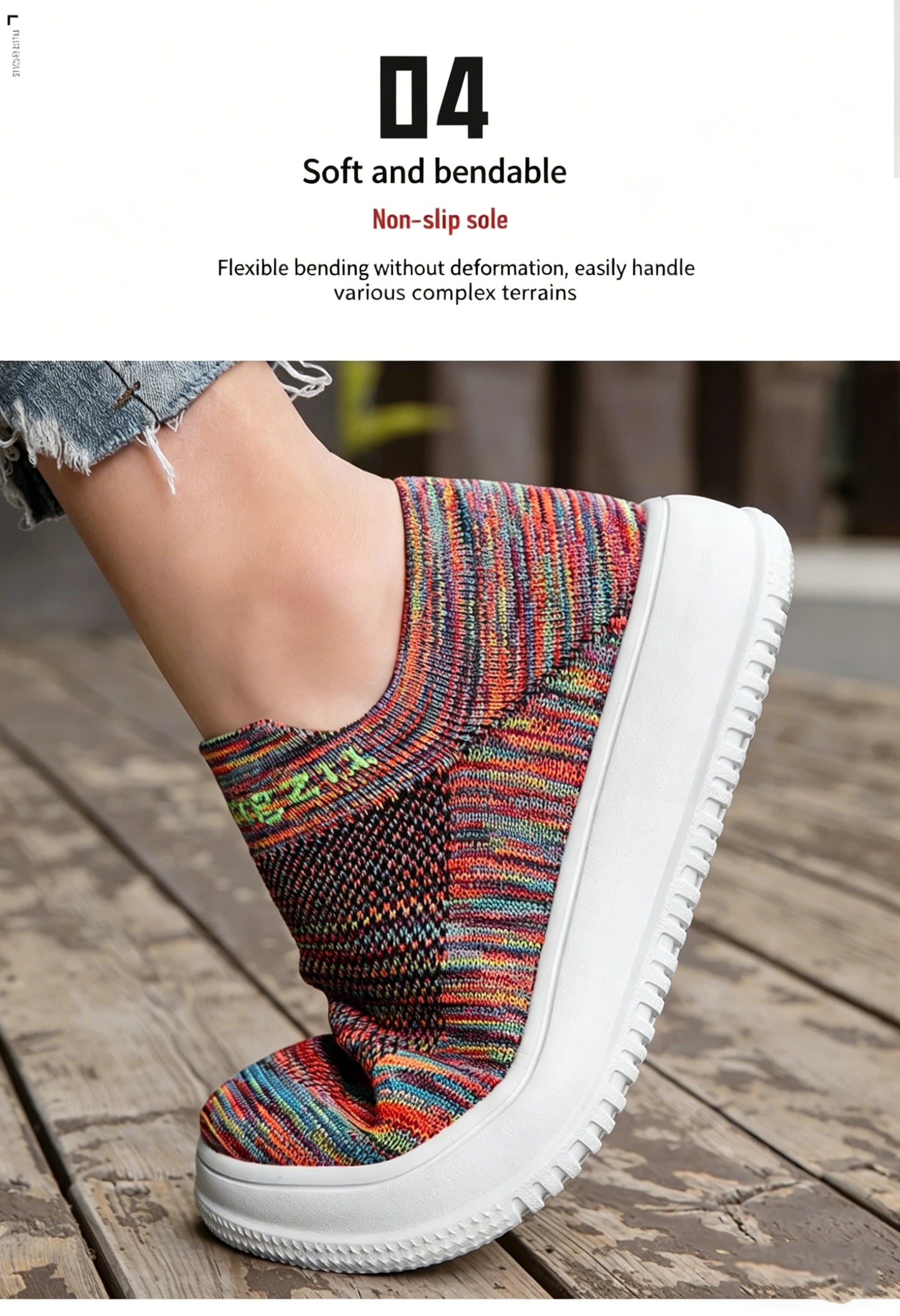 Unisex Wide Foot Sports Shoes | Breathable Slip-On Walking Sneakers