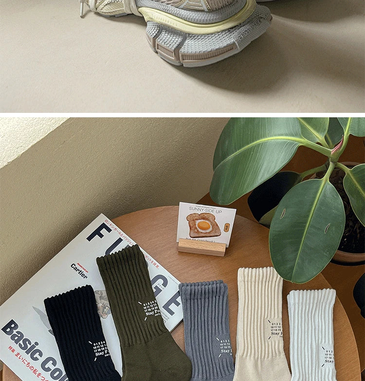 Cozy Vintage Sports Tube Socks for Men | Thickened Comfort Fit