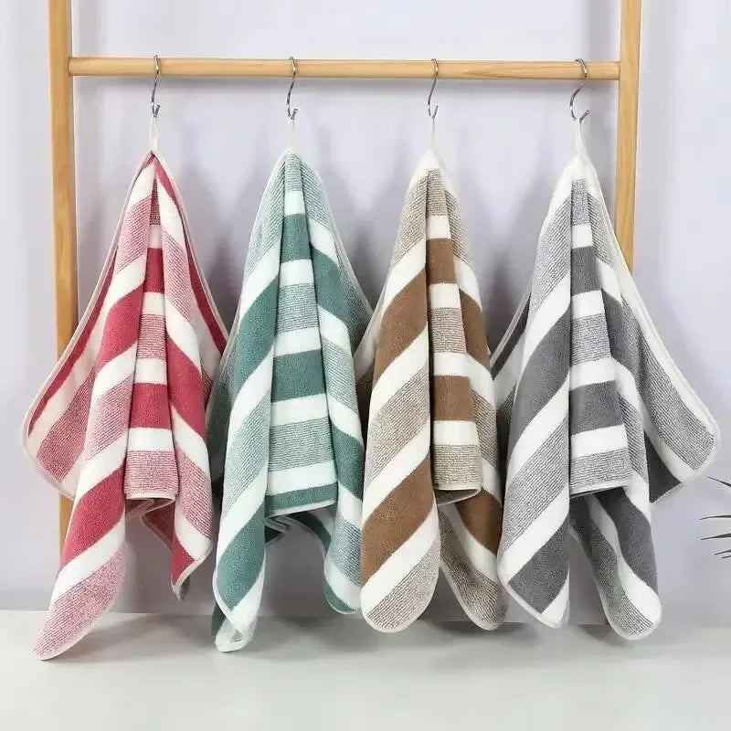 Soft Striped Towel Set | Quick Drying & Absorbent Towels
