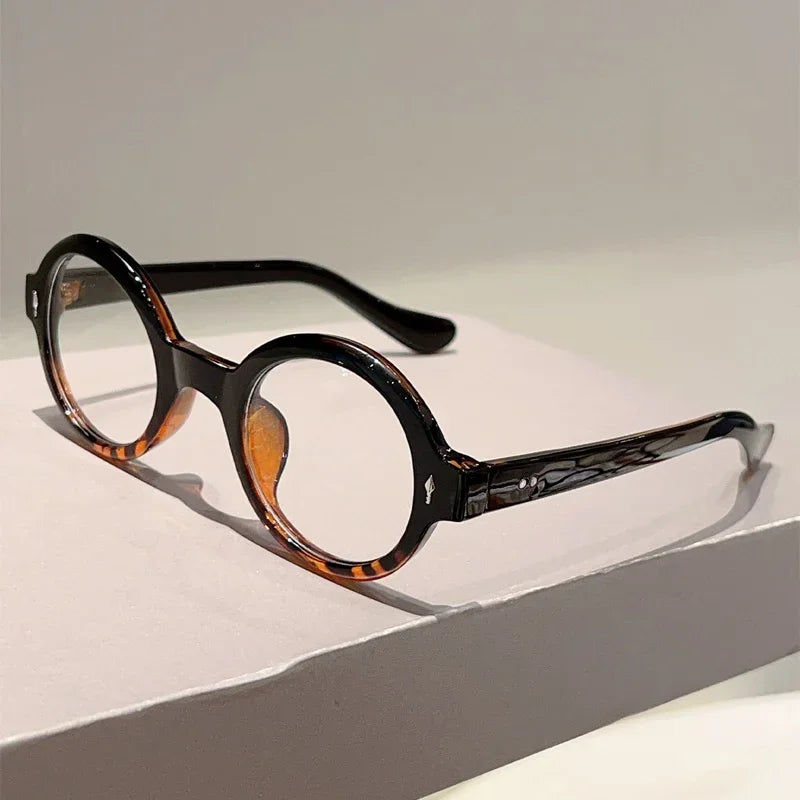 Vintage Round Blue Light Blocking Glasses for Stylish Eye Protection