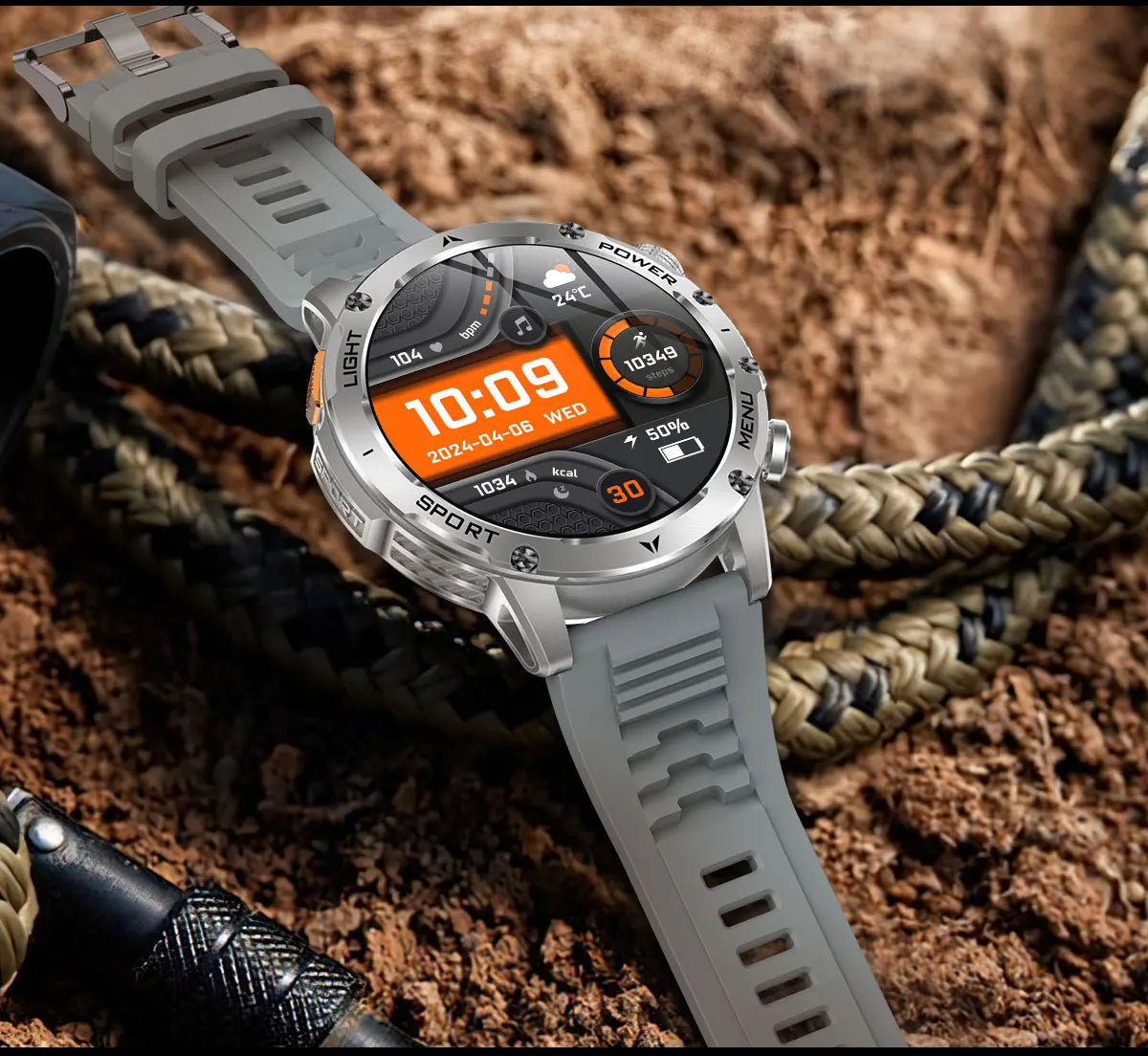 Rugged Military Smart Watch with GPS | Ultimate Fitness Tracker