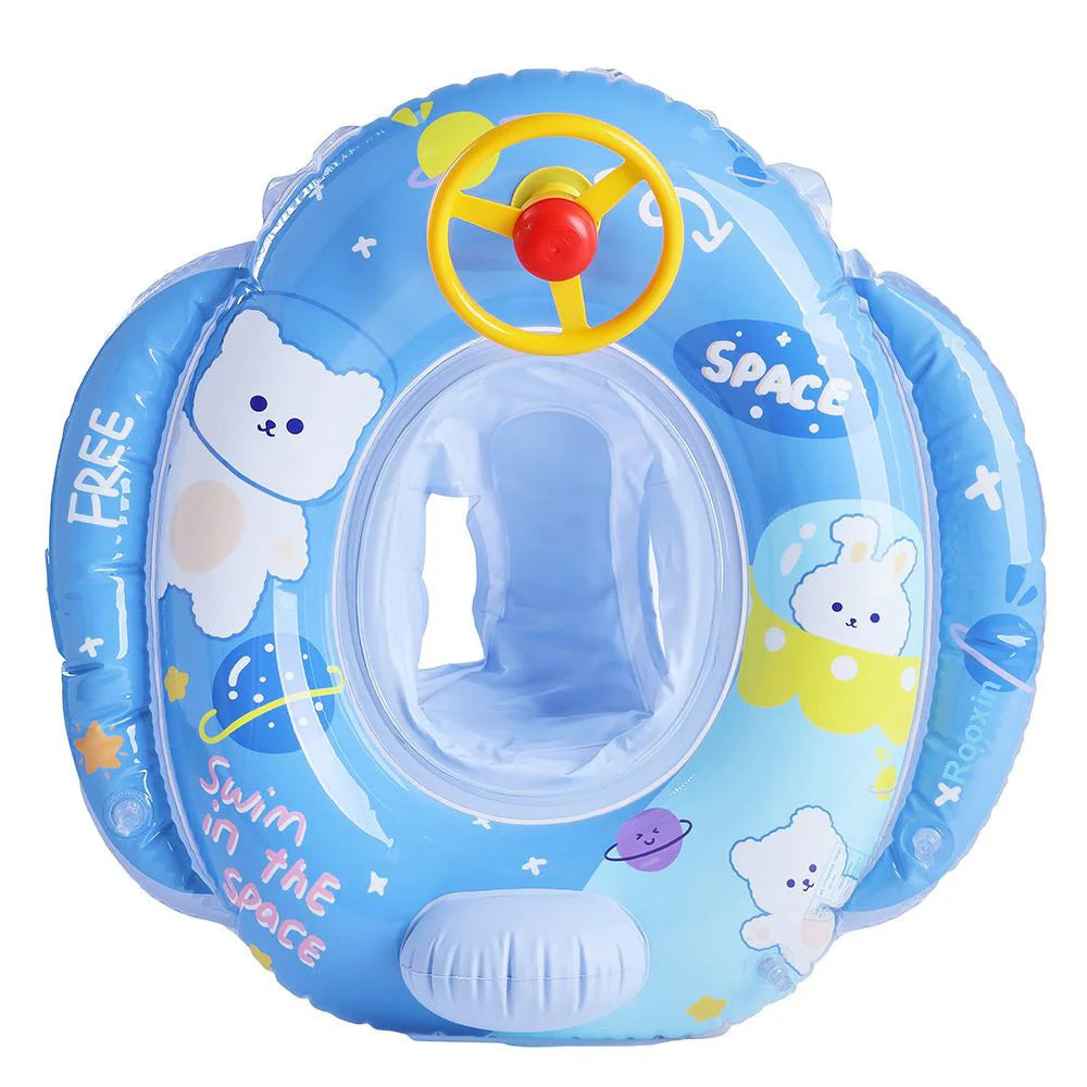 Baby Inflatable Dinosaur Swimming Ring | Fun Pool Float for Kids