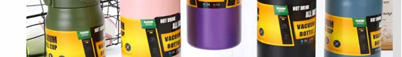 Large Capacity Insulated Stainless Steel Thermo Bottle | Portable Mug