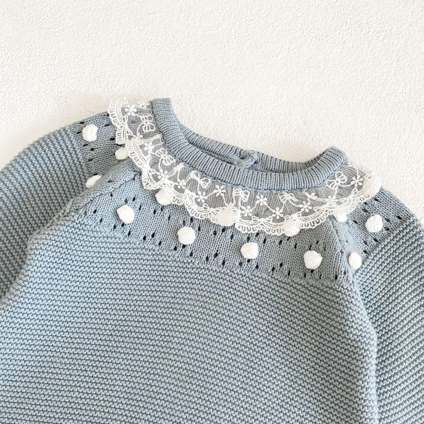 Warm Lace Baby Girl Romper | Cozy Infant Princess Jumpsuit