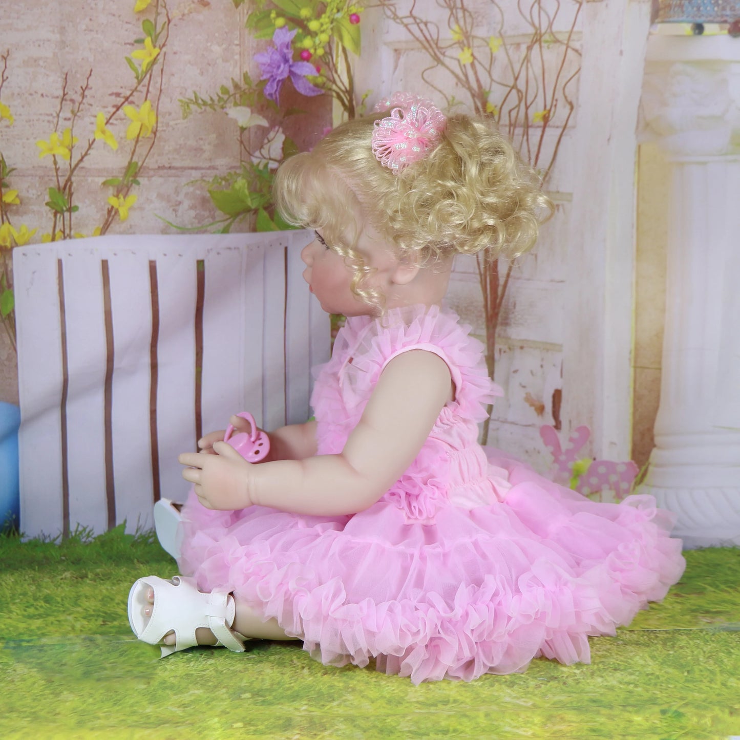 22" Realistic Reborn Baby Doll with Princess Outfit & Accessories