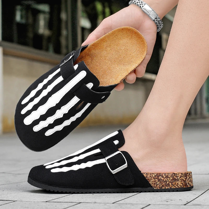 Men's Cork Clogs with Arch Support | Comfortable Indoor Footwear