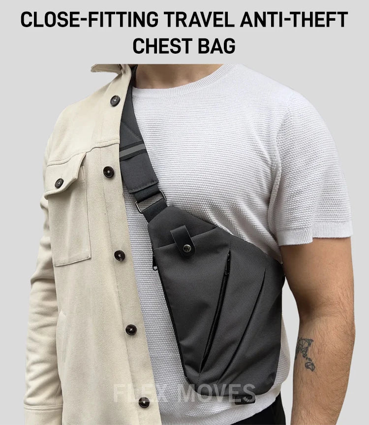 Large Capacity Tactical Chest Bag | Multi-Pocket Shoulder Bag