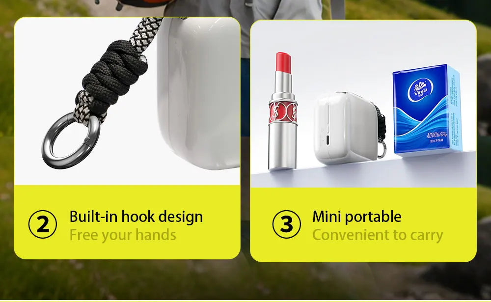 40W Fast Charging Portable 10000mAh Power Bank with Cable