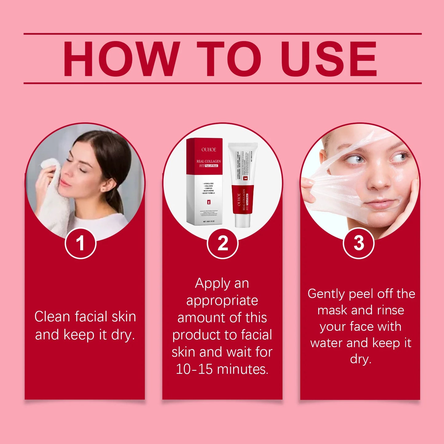 Collagen Peel Off Mask | Hydrating Anti-Aging Skincare Treatment